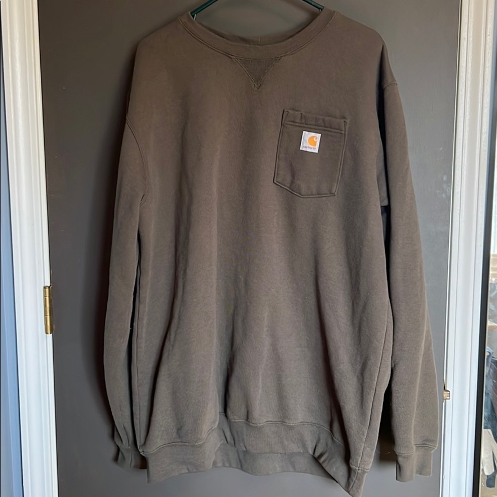Carhartt Men’s Crewneck Pocket Sweatshirt